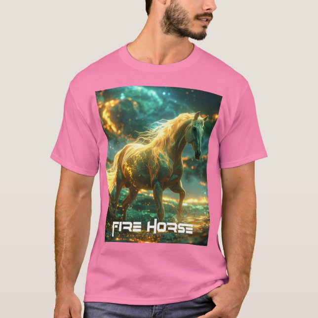 FEUERPFERD - CHINESISCHES STERNZEICHEN -  T-Shirt (Vorderseite)