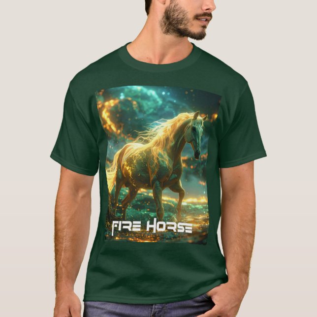 FEUERPFERD - CHINESISCHES STERNZEICHEN -  T-Shirt (Vorderseite)