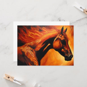 Feuerpferd, Pferd, Tiere, Flamme, Feuer Einladung