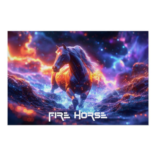 FEUERPFERD - SHENG XIAO -  POSTER (Vorderseite)