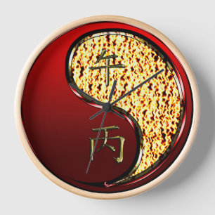 Feuerpferd Uhr