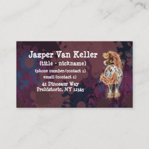 Feuerpferd Visitenkarte