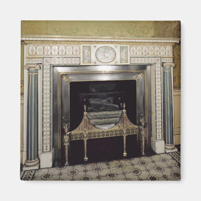 Feuerplatz aus Syon House, Middlesex, c.1760 Magnet (Vorne)