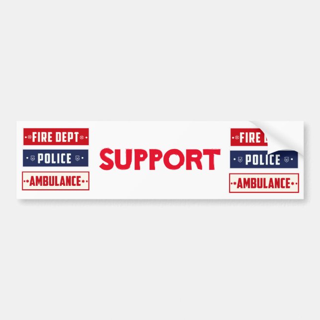 Feuerpolizei Ambulanz Thunder_Cove Autoaufkleber (Vorne)