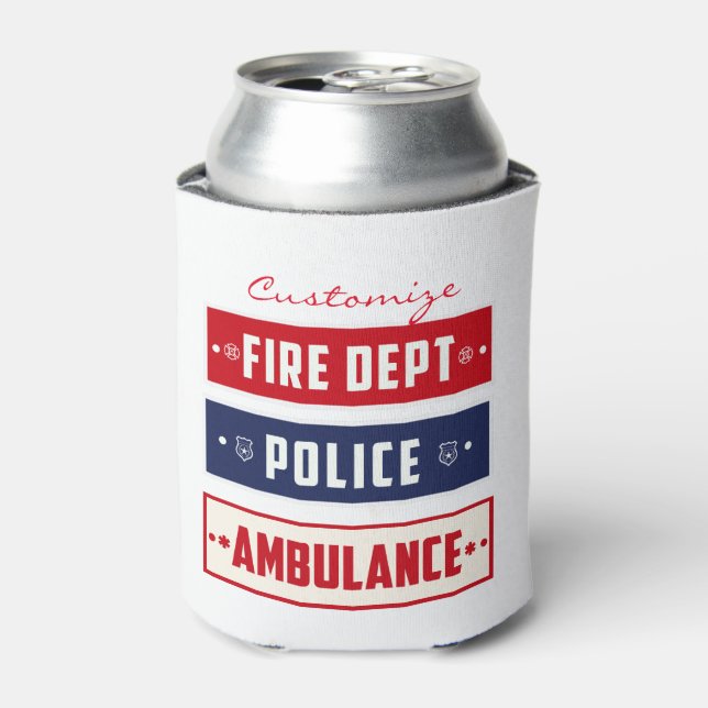 Feuerpolizei Dosenkühler (Kanne Vorderseite)