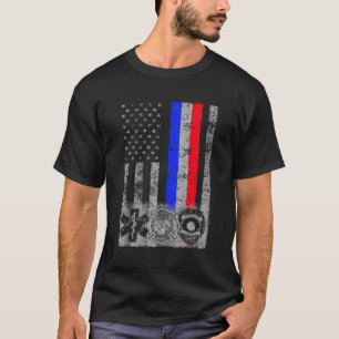 Feuerpolizei - Erste Antwortflagge T-Shirt