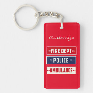 Feuerpolizei Schlüsselanhänger