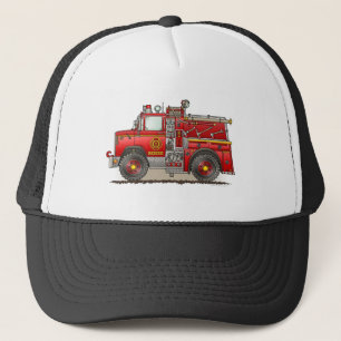 Feuerpumper-Rettungs-LKW-Hut Truckerkappe