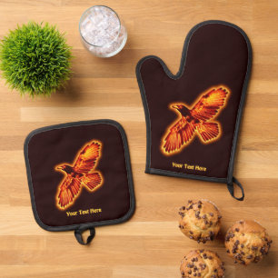 Feuerraven Ofenhandschuh & Topflappen-Set