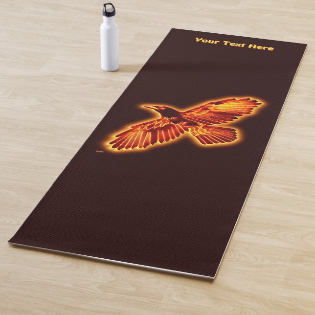 Feuerraven Yogamatte (Beispiel)