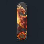 *~* Feuerring AP88 Fierce Element Dragon Skateboard<br><div class="desc">(Suchen Sie nach ähnlichen Artikeln in AP88 ) Einfache Übertragung auf andere Zazzle Produkte. Element-DRAGON mit RING von FEUER / FLAMESS und INITIALEM MONOGRAM für Ihren Namen - Behalt oder editieren oder löschen Sie den Text. Dieses beliebte chinesische Skateboard im chinesischen Stil ist ein individuelles pro-Element Dragon Design, das in...</div>