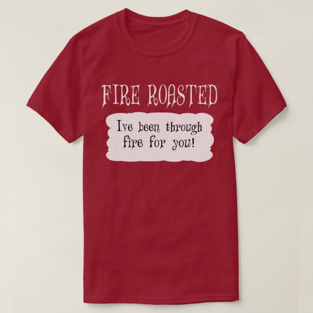 FEUERROASTED Hot Packet Halloween Taco Kostüm T-Shirt (Design vorne)