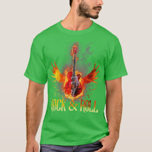 Feuerrockmusik Gitarrenwochen für Männer T-Shirt
