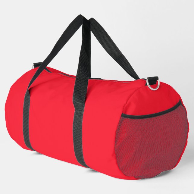 Feuerrotes Allzweckreiseflugzeug Wochenende Duffle Bag (Rechte Ecke)