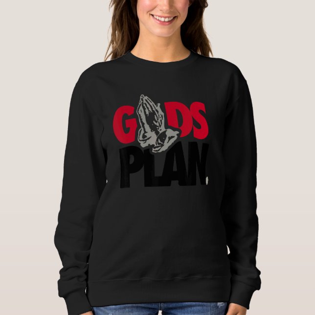 Feuerrottgods Plan Gebet Hand Sneaker Liebe Jor Sweatshirt (Vorderseite)