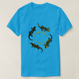 FeuerSalamanders in einem Ring (farbiges Logo) T-Shirt