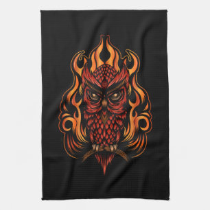 Feuerschale Geschirrtuch