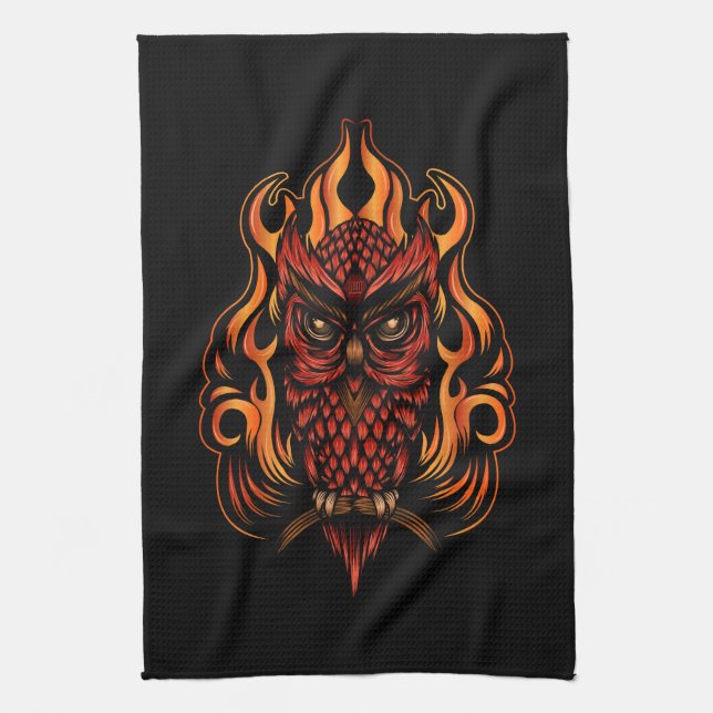 Feuerschale Geschirrtuch (Vertikal)