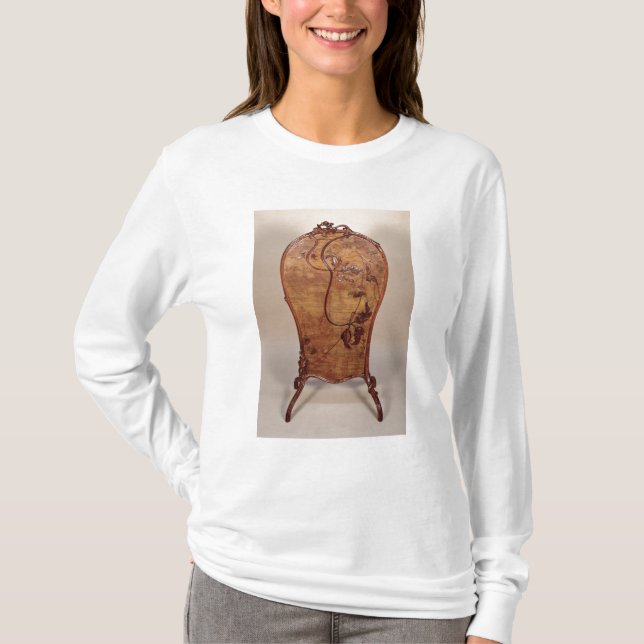 Feuerschirm mit Marketerie des verschiedenen T-Shirt (Vorderseite)