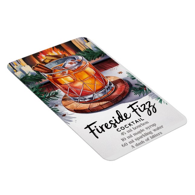 Feuerside Fizz Holiday Cocktail Rezept Magnet (Rechte Seite)