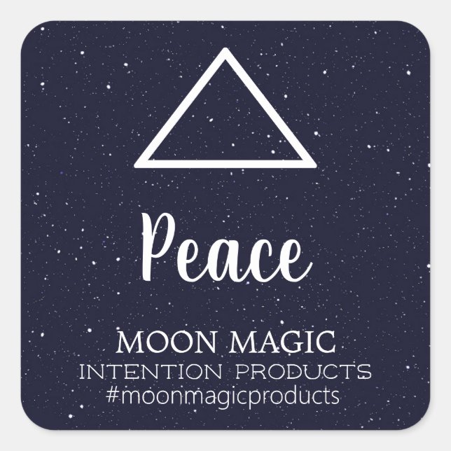 Feuersignaturbestätigung - Kerzenmarken Quadratischer Aufkleber (Vorderseite)