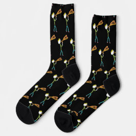 Feuerspeiender Stockmann Socken