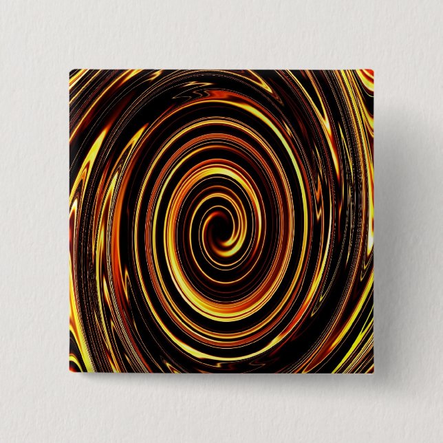 Feuerspirale - II - Maßgeschneiderte Button (Vorderseite)