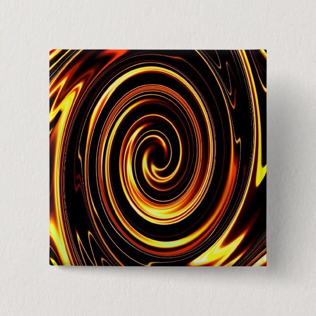 Feuerspirale - Maßgeschneiderte Button (Vorderseite)