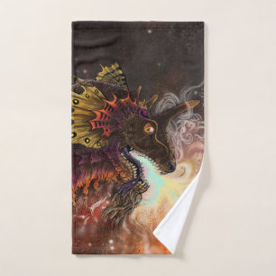 Feuerspitzter Drache Handtuch
