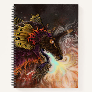 Feuerspitzter Drache Notizbuch