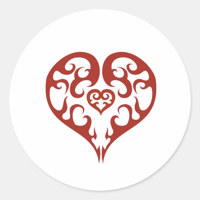 Feuerstarkende Branddesign bezaubern Runder Aufkleber (Vorderseite)