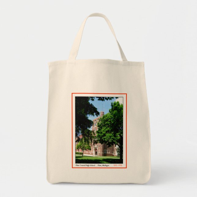 Feuerstein-zentrale hohe Bio Tasche (Vorne)