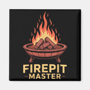Feuerstelle Meister Camping Lagerfeuer Camper Feue Magnet