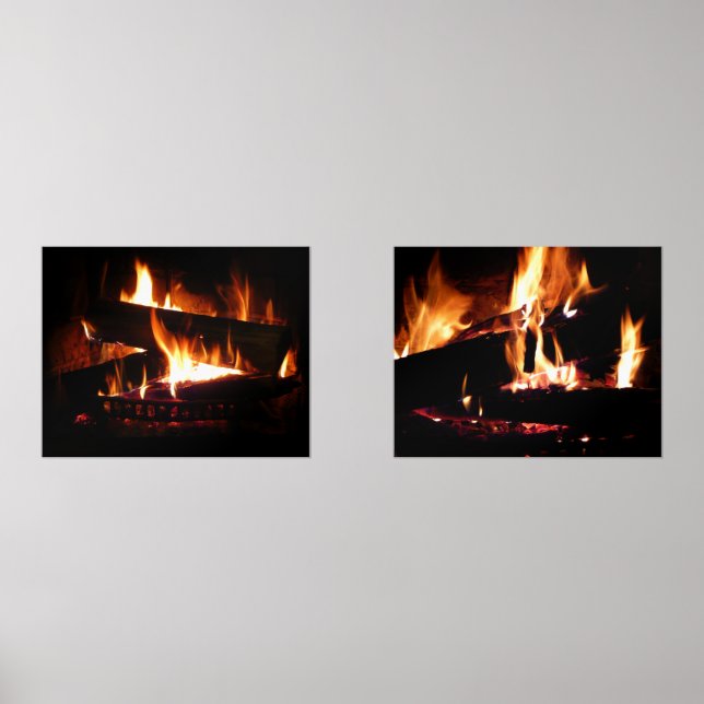 Feuerstromfotografie Bilderwand Sets (Vorderseite)