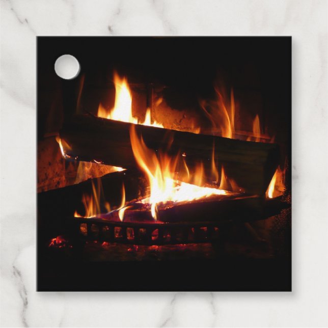 Feuerstromfotografie Geschenkanhänger (Vorderseite)