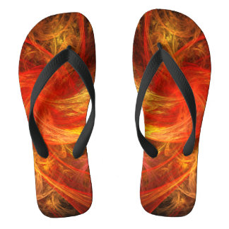 Feuersturm Abstrakte Kunst Flip Flops