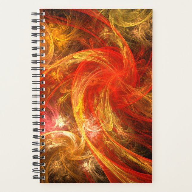 Feuersturm Abstrakte Kunst Planer (Vorderseite)