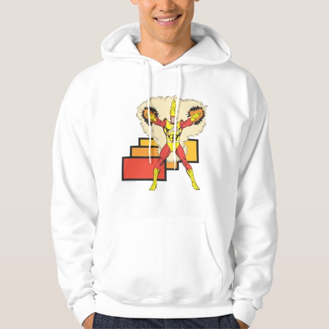 Feuersturm in seinem Element Hoodie (Vorderseite)