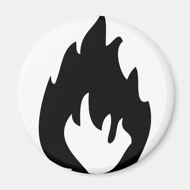 Feuersymbol Magnet (Vorne)