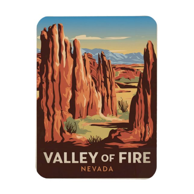 Feuertal Nevada Vintag Magnet (Vertikal)