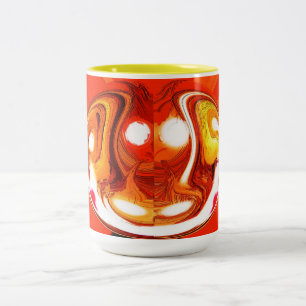 Feuerteufel Zweifarbige Tasse