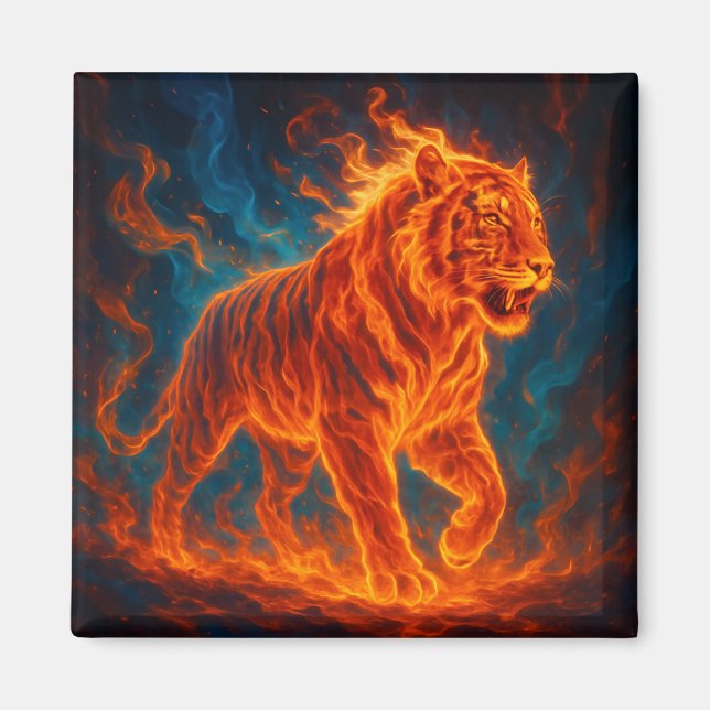 Feuertiger Magnet (Vorne)