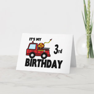 FeuerTruck Geburtstag Karte