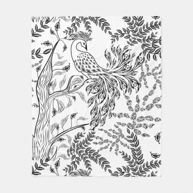 Feuervogel, Vogel Fleecedecke (Vorderseite)