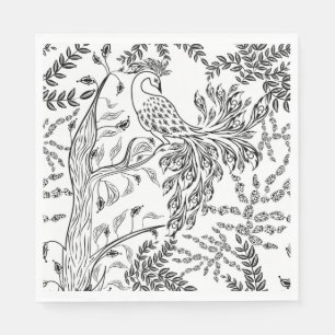 Feuervogel, Vogel Serviette