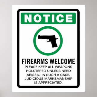 Feuerwaffenplakat Poster
