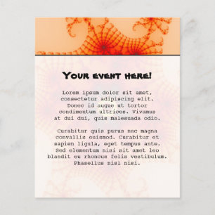 Feuerweb - Fraktale Kunst Flyer