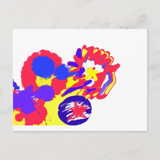 Feuerwehr am 4. Juli Postkarte (Vorderseite)