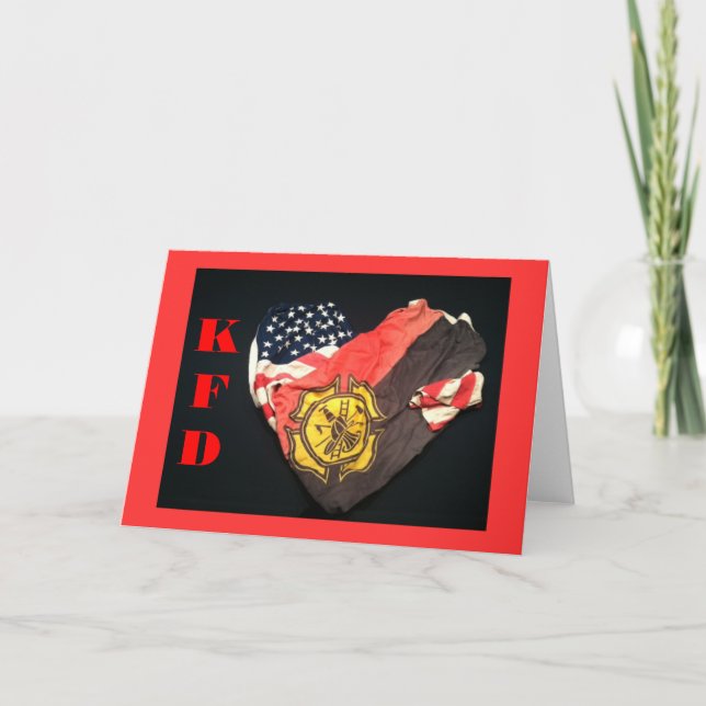 Feuerwehr-Anmerkungskarte Karte (Vorderseite)