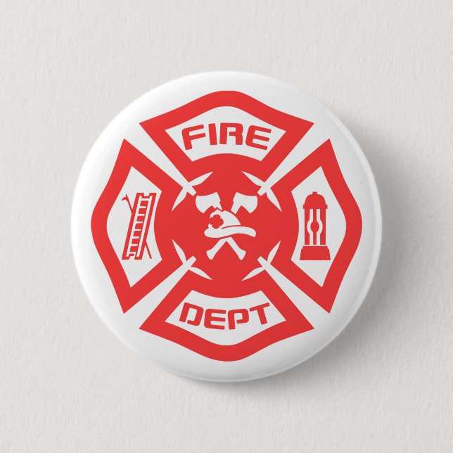 Feuerwehr Button (Vorderseite)